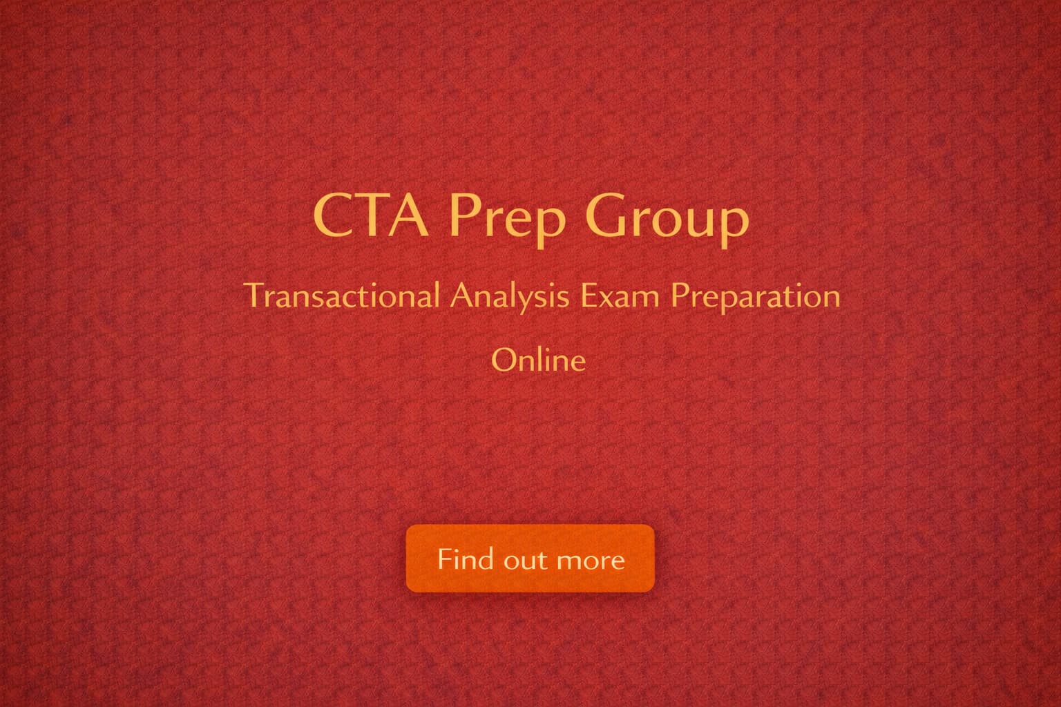 CTA Exam Preparation